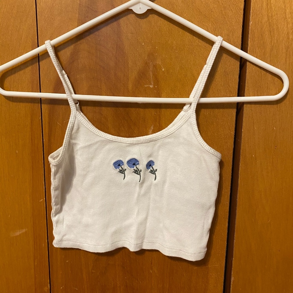 White Hollister Tank Top